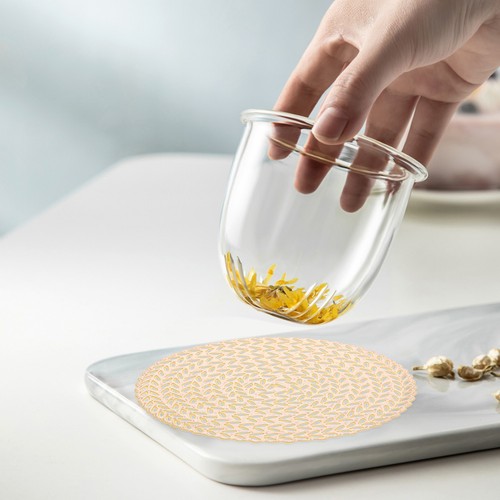 Pcs coasters set pvc - pcs,