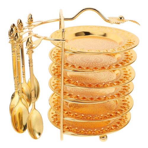 Set golden reusable metal - 1,