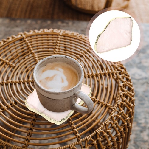 Cup coasters pink crystal - coasters,