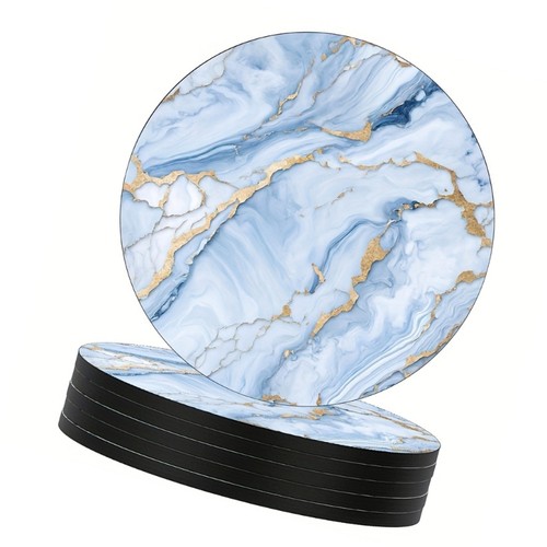 Cup mats with - gold, and