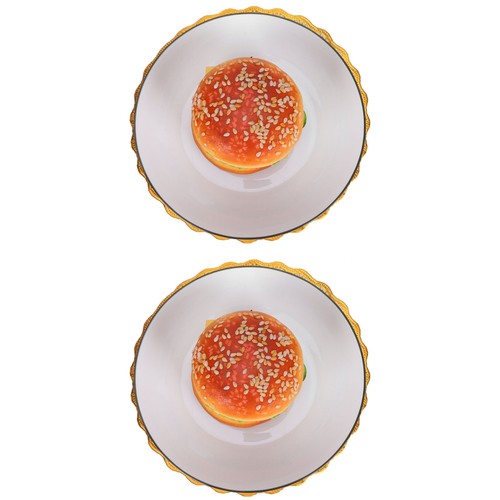 2pcs 20x20cm table mats gold - 2pcs,