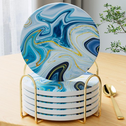 6pcs ceramic coasters - 6pcs,